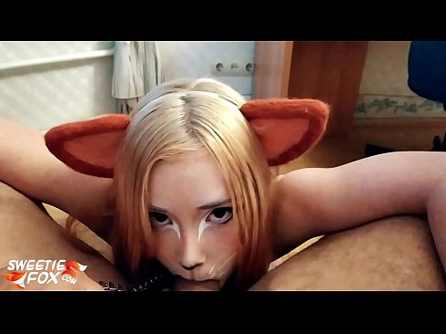 ❤️ Kitsune swallow dick agus cum ina bhéal ❤  Porn vk  linn ️❤